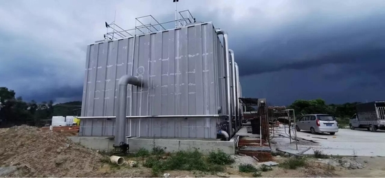 Integriertes Wasserreinigungssystem für die Wasserversorgung im ländlichen Raum mit CNP/Grundfos-Pumpe