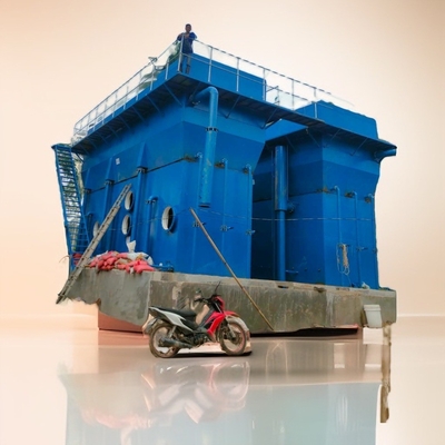 Kompakte PLC-gesteuerte Flockulation, Sedimentation und Flusswasserbehandlungsanlage