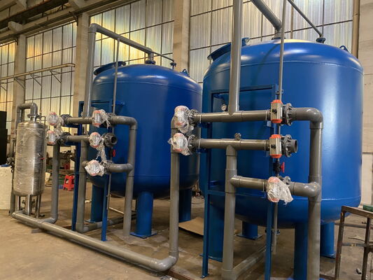 Quarz Sand Wasserbehandlung Zubehör, 0,05Mpa - 0,07MPA Druck Filtergehäuse aus Edelstahl