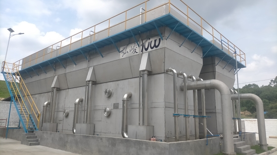 Erweiterte Reinigungs- und Filtrationsanlage für Flusswasser mit Omron PLC-Steuerung